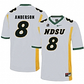 North Dakota State Bison 8 Bruce Anderson White College Football Jersey Dzhi,baseball caps,new era cap wholesale,wholesale hats